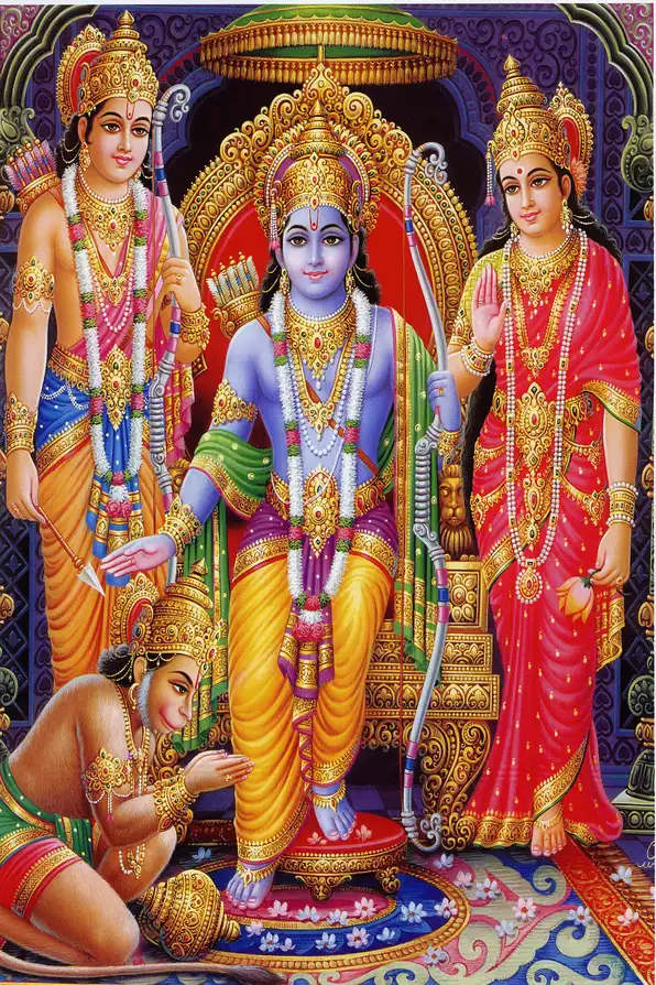 RM102 Lord Ram Plain, Glitter, Stone, Crystal High Gloss Decorative Tile by Global Art