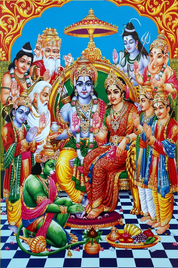 RM108 Lord Ram Plain, Glitter, Stone, Crystal High Gloss Decorative Tile by Global Art