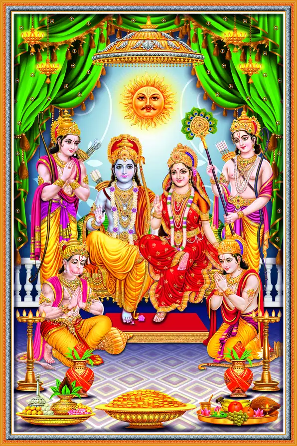 RM110 Lord Ram Plain, Glitter, Stone, Crystal High Gloss Decorative Tile by Global Art