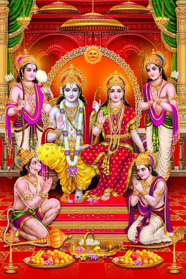 RM115 Lord Ram Plain, Glitter, Stone, Crystal High Gloss Decorative Tile by Global Art