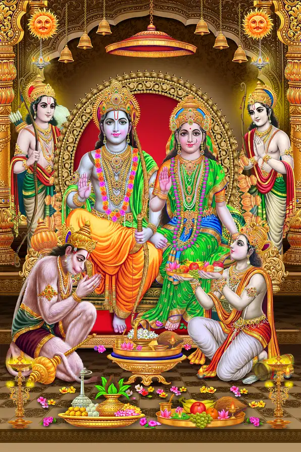 RM121 Lord Ram Plain, Glitter, Stone, Crystal High Gloss Decorative Tile by Global Art