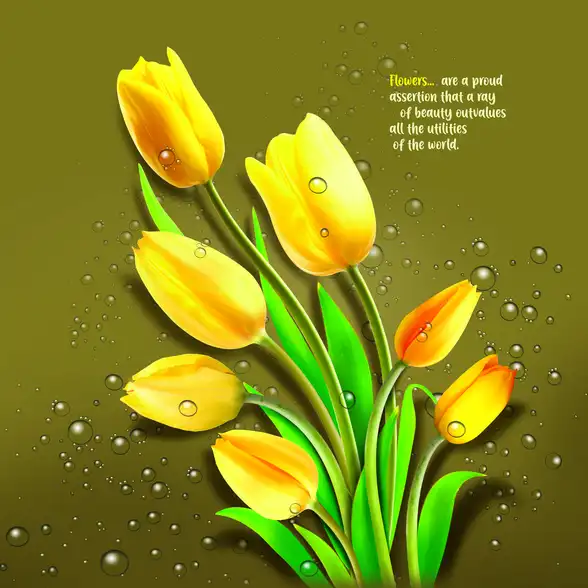 0567 Flower Plain, Glitter High Gloss Decorative Tile by Global Art
