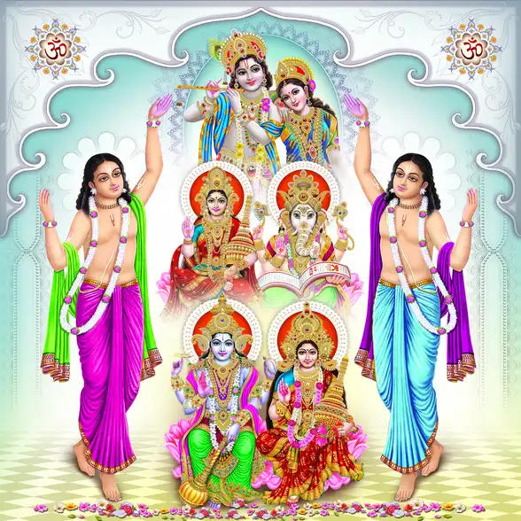 0661 Gour Nitai Plain, Glitter, Stone, Crystal High Gloss Decorative Tile by Global Art