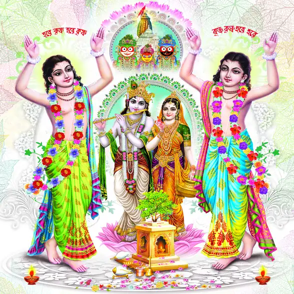 0665 Gour Nitai Plain, Glitter, Stone, Crystal High Gloss Decorative Tile by Global Art