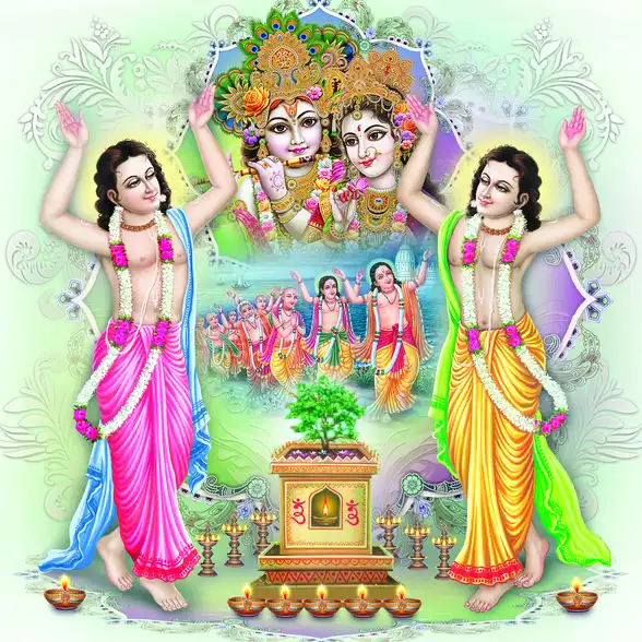 0682 Gour Nitai Plain, Glitter, Stone, Crystal High Gloss Decorative Tile by Global Art