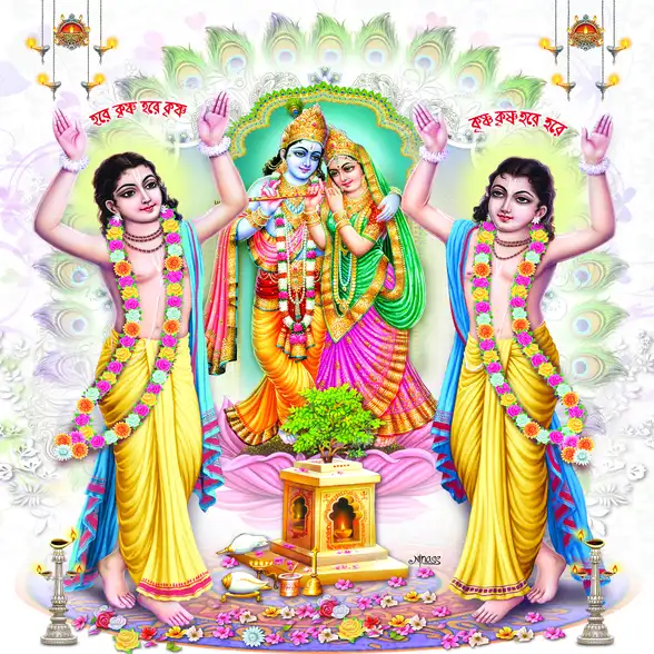 0700 Gour Nitai Plain, Glitter, Stone, Crystal High Gloss Decorative Tile by Global Art