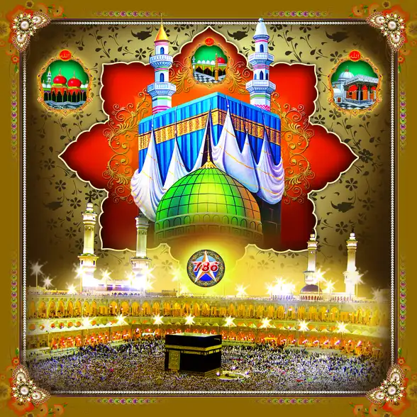 0717 Islamic Collection Plain, Glitter, Stone, Crystal High Gloss Decorative Tile by Global Art