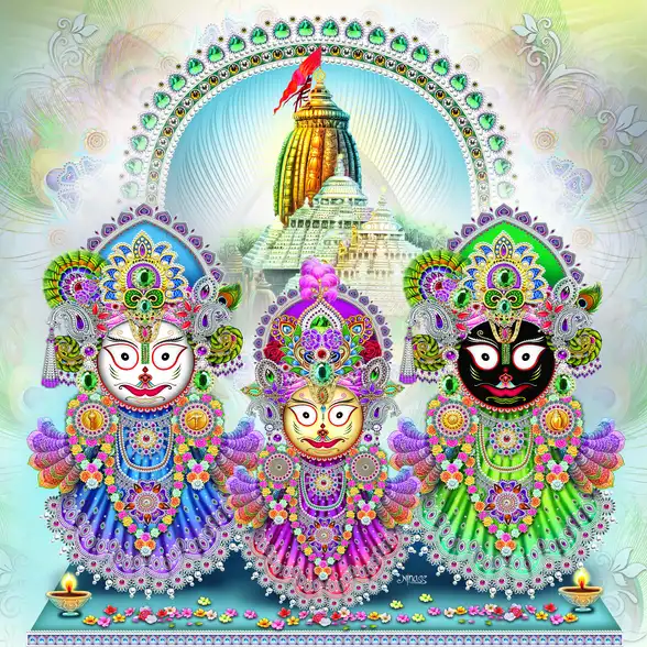 0810 Jagannath Plain, Glitter, Stone, Crystal High Gloss Decorative Tile by Global Art