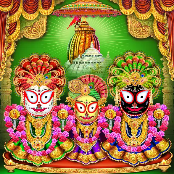 0811 Jagannath Plain, Glitter, Stone, Crystal High Gloss Decorative Tile by Global Art