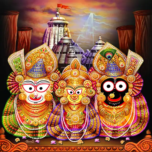 0814 Jagannath Plain, Glitter, Stone, Crystal High Gloss Decorative Tile by Global Art