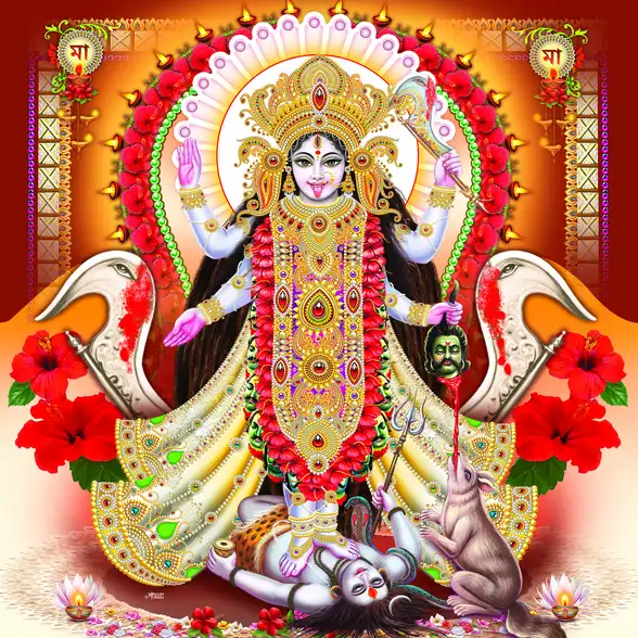 0832 Mahakali Plain, Glitter, Stone, Crystal High Gloss Decorative Tile by Global Art