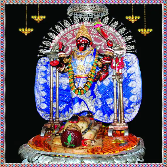 0498 Mahakali Plain, Glitter, Stone, Crystal High Gloss Decorative Tile by Global Art