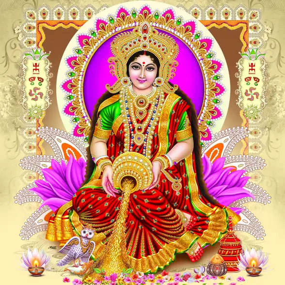 1183 Lakshmi Plain, Glitter, Stone, Crystal High Gloss Decorative Tile by Global Art