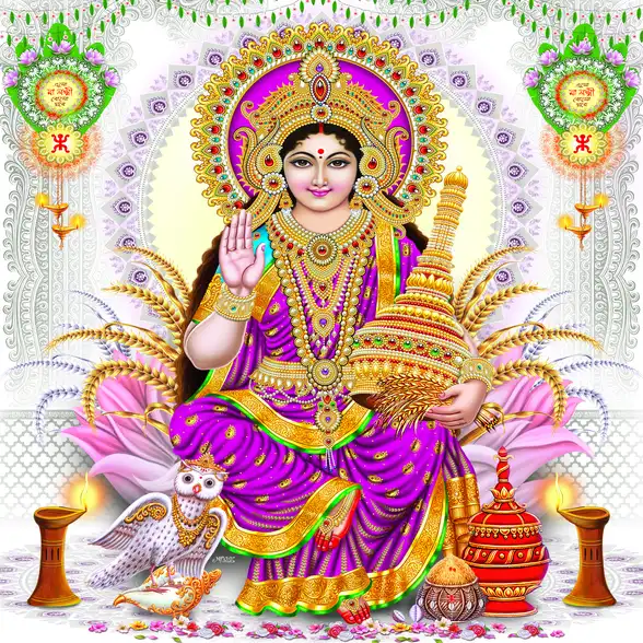 1184 Lakshmi Plain, Glitter, Stone, Crystal High Gloss Decorative Tile by Global Art