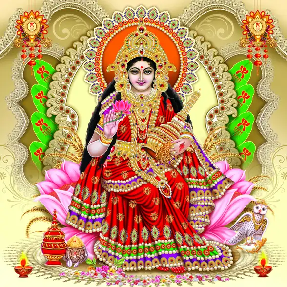 1189 Lakshmi Plain, Glitter, Stone, Crystal High Gloss Decorative Tile by Global Art
