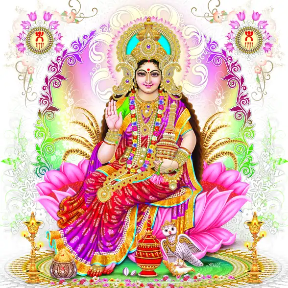 1221 Lakshmi Plain, Glitter, Stone, Crystal High Gloss Decorative Tile by Global Art