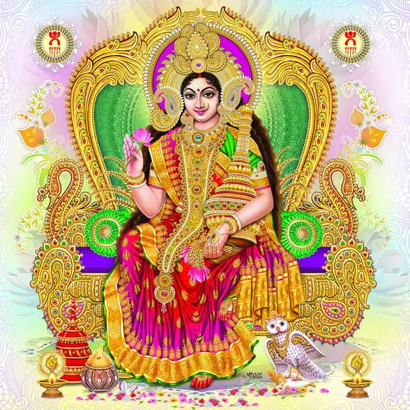 1223 Lakshmi Plain, Glitter, Stone, Crystal High Gloss Decorative Tile by Global Art