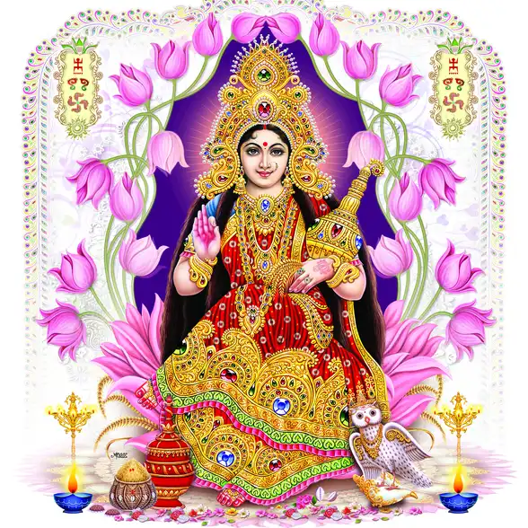 1235 Lakshmi Plain, Glitter, Stone, Crystal High Gloss Decorative Tile by Global Art