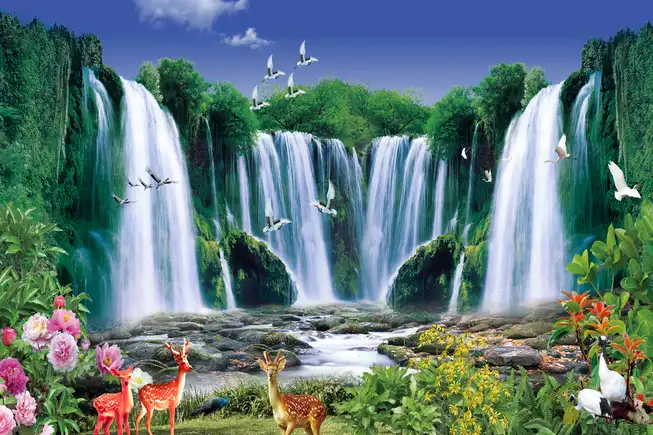 NT077 Nature Plain, Glitter High Gloss Decorative Tile by Global Art