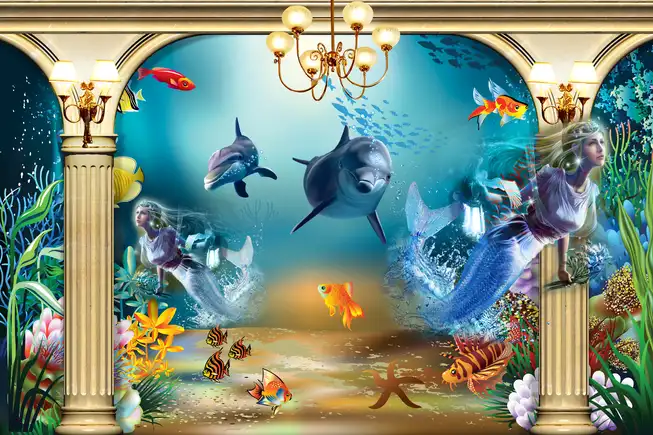 SE003 Animal Plain, Glitter High Gloss Decorative Tile by Global Art
