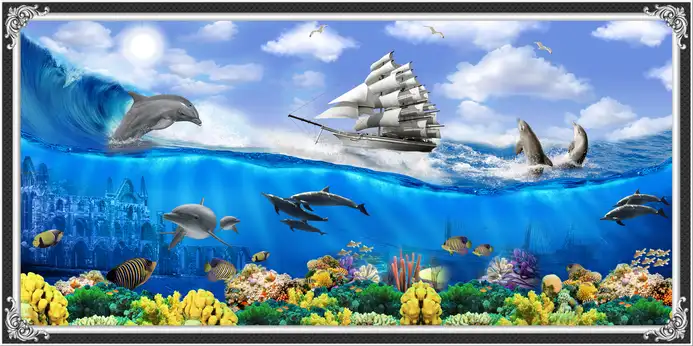 MX315 Animal Plain, Glitter High Gloss Decorative Tile by Global Art
