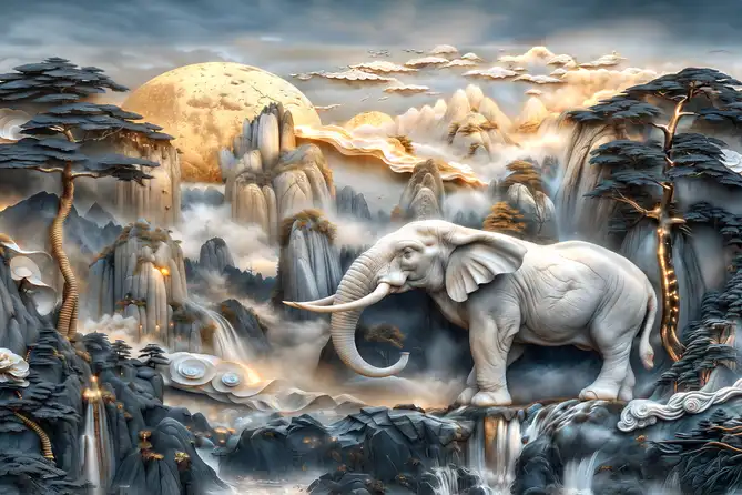 CY319 Animal Crystal High Gloss Decorative Tile by Global Art