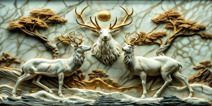 CY020 Animal Crystal High Gloss Decorative Tile by Global Art