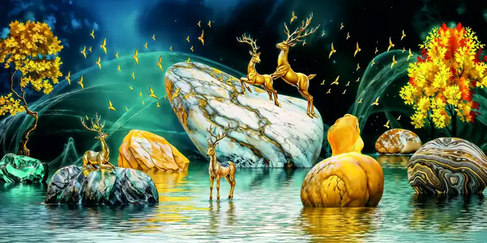 CY027 Nature Crystal High Gloss Decorative Tile by Global Art