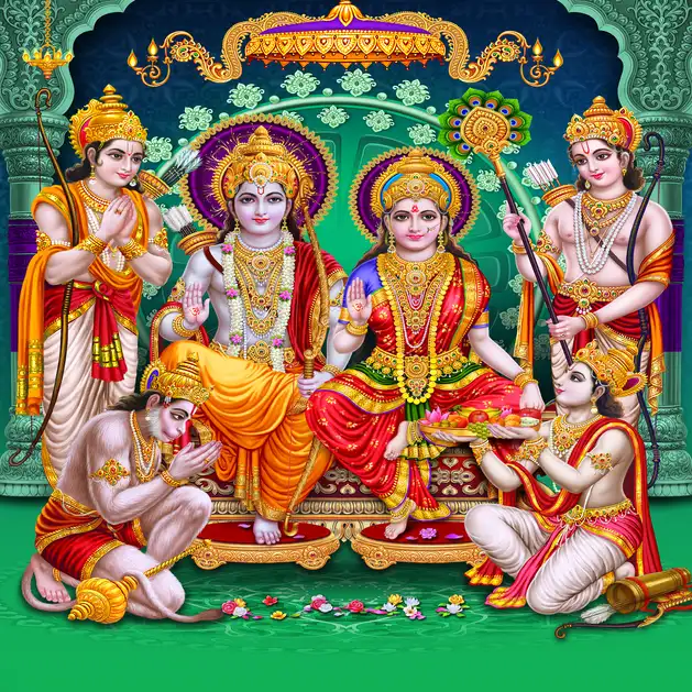 1926 Lord Ram Plain, Glitter, Stone, Crystal High Gloss Decorative Tile by Global Art